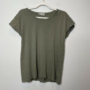 Maison Cinqcent Boxy Green T Shirt Womens Size Medium